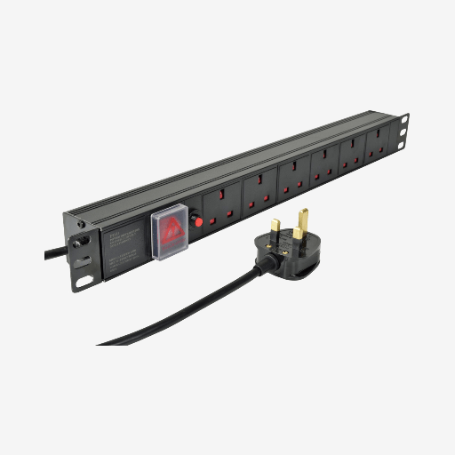 Power Distribution Unit (PDU) 6 Outlet UK Type