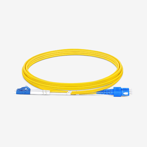 Sopto - Patch Cord Duplex 2× LC/UPC 2× SC/UPC G.652D 2.0mm 2M length PVC